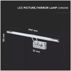 Applique Lampada Led Da Parete Moderna 12W Lungehzza 640mm 4000K Con Braccio Per Specchio Bagno E Quadri SKU-213895 -Negozio Di Illuminazione Per La Casa Alla Moda 12385816 3