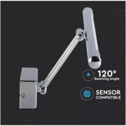 Applique Lampada Led Da Parete Moderna 12W Lungehzza 640mm 4000K Con Braccio Per Specchio Bagno E Quadri SKU-213895 -Negozio Di Illuminazione Per La Casa Alla Moda 12385816 5