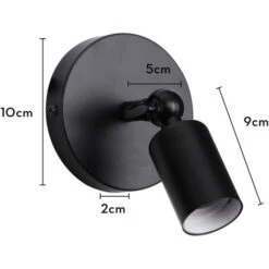 2PCS Applique Da Parete In Ferro Metallo Lampada Da Parete Regolabile Ad Angolo Applique Parete Retrò Creativo Per Bar Caffetteria Nero -Negozio Di Illuminazione Per La Casa Alla Moda 19303457 5