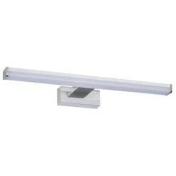 Lampada Led Bagno Specchio Plastica IP44 Interno CE Bianco Naturale Alluminio 8 Watt 220-240 Volt