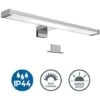 Lampada Da Specchio LED, Luce Bianca Neutra 4000K, Larghezza 40 Cm, LED Integrati 7W, 600Lm, Lampada Per Bagno, Illuminazione Pensile Bagno, Luce Per Il Trucco, Plastica, IP44, 230V 1 Lampada Da Specchio LED, Luce Bianca Neutra 4000K, Larghezza 40 Cm, LED Integrati 7W, 600Lm, Lampada Per Bagno, Illuminazione Pensile Bagno, Luce Per Il Trucco, Plastica, IP44, 230V -Negozio Di Illuminazione Per La Casa Alla Moda 20100980 1