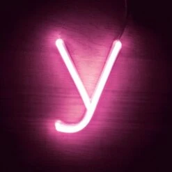 Lettere LED Neon Rosa Y Rosa
