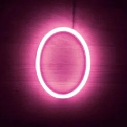 Numeri E Simboli LED Neon Rosa 0 Rosa