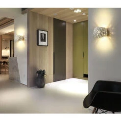 Applique Lampada Interno Gesso Bianco Forato Doppio Fascio Luce DR GS-5018 -Negozio Di Illuminazione Per La Casa Alla Moda 23135439 3