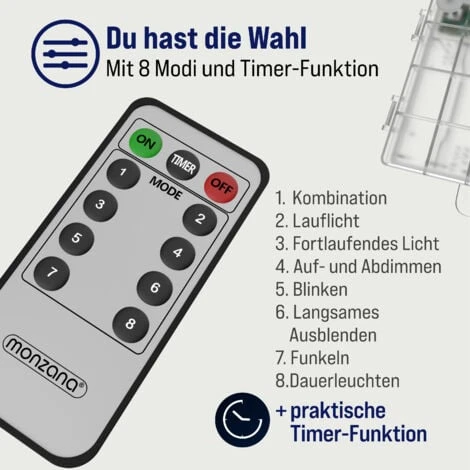 Luci Led Decorative Catena Luminosa LED Cascata Luminosa Interno Sterno Stringa Lichternetz 100 LED Blau (de) 7 Luci Led Decorative Catena Luminosa LED Cascata Luminosa Interno Sterno Stringa Lichternetz 100 LED Blau (de) - immagine 5