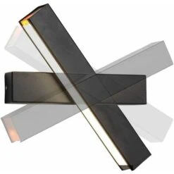 Lampada Da Parete A Led Moderna 12W Design Creativo Applique Da Parete Bianca Calda Interna Rotazione A 360 Gradi Lampada A Muro Per Camera Da Letto Soggiorno Ufficio Corridoio (Bianco) -Negozio Di Illuminazione Per La Casa Alla Moda 24452221 5