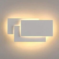 Applique Da Parete A Led Interni 24W Lampada Da Parete Moderna Lampada A Muro Bianco Caldo 3 In 1 Luce A Muro Per Soggiorno Camera Da Letto Tromba Delle Scale Corridoio Bianco