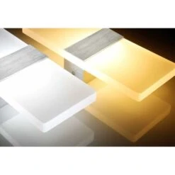 Applique Da Parete A Led Semplice Lampada Da Parete Interni 12W Up Down Applique Da Parete Moderna In Acrilico Per Soggiorno Camera Da Letto Corridoio Scale Balcone Bianco Caldo -Negozio Di Illuminazione Per La Casa Alla Moda 24453532 4