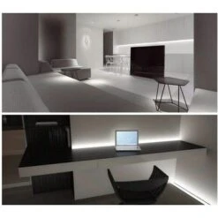 Striscia Led Neon 5m Tubo Flessibile Luminoso 120led Strip Bobina Bianco Freddo -Negozio Di Illuminazione Per La Casa Alla Moda 26629364 3