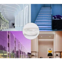 Striscia Led Neon 5m Tubo Flessibile Luminoso 120led Strip Bobina Bianco Freddo -Negozio Di Illuminazione Per La Casa Alla Moda 26629364 4