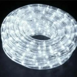 Tubo Luci Led Per Addobbi Natale 30 Metri Luce Bianco Fredda Interno Ed Esterno