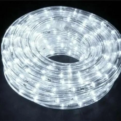 Tubo Luci Led Per Addobbi Natale 30 Metri Luce Bianco Fredda Interno Ed Esterno 3 Tubo Luci Led Per Addobbi Natale 30 Metri Luce Bianco Fredda Interno Ed Esterno