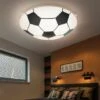 Plafoniera Da Calcio Per Cameretta Dei Bambini, Lampada Da Parete In Vetro Satinato In Un Set Di Lampadine A LED -Negozio Di Illuminazione Per La Casa Alla Moda 28663330 1