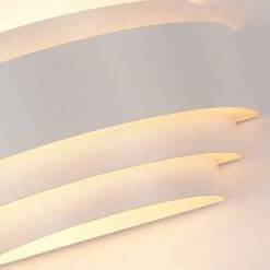 Lampada Da Parete A LED Design Semplice Lampada Da Parete In Metallo Per Camera Da Letto Scala Negozio Soggiorno Ufficio Portico (bianco Caldo) [Classe Di Efficienza Energetica A++] -Negozio Di Illuminazione Per La Casa Alla Moda 32366732 5