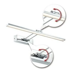 Paulmann 99893 Galeria Lampada A Led Per Illuminazione Di Quadri Beam Sixty, 11 W, Lampada Da Parete Bianca Inclusa Lampadina, Metallo Cromato -Negozio Di Illuminazione Per La Casa Alla Moda 33004742 4