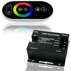 Led Controller Touch 18A Telecomando Con Centralina Per Striscia Rgb Wireless -Negozio Di Illuminazione Per La Casa Alla Moda 33400453 3