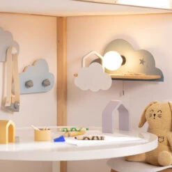 Applique Da Parete Per Bambini Mahina Azzurro150 Mm 8 Applique Da Parete Per Bambini Mahina Azzurro150 Mm -Negozio Di Illuminazione Per La Casa Alla Moda 34092362 2