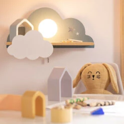 Applique Da Parete Per Bambini Mahina Azzurro150 Mm 9 Applique Da Parete Per Bambini Mahina Azzurro150 Mm -Negozio Di Illuminazione Per La Casa Alla Moda 34092362 3