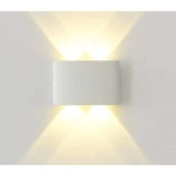 Applique LED Lampada Da Parete Ovale 12W Luce Calda Esterno Interno FD-10