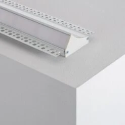 Profilo In Alluminio Da Incasso In Gesso / Cartongesso Con Coperchio Continuo Per Strisce LED Fino A 20mm 10 Profilo In Alluminio Da Incasso In Gesso / Cartongesso Con Coperchio Continuo Per Strisce LED Fino A 20mm -Negozio Di Illuminazione Per La Casa Alla Moda 36983512 4