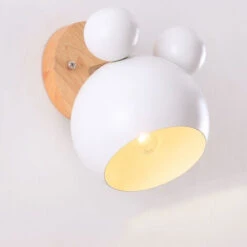 Applique Da Muro Nordica Lampada A Muro Per Cartoni Animati Luce A Muro Di Personalità Semplice Applique Da Parete Creativa Per Soggiorno Camera Da Letto Camera Dei Bambini Bianca -Negozio Di Illuminazione Per La Casa Alla Moda 37544036 3