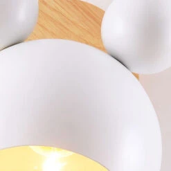 Applique Da Muro Nordica Lampada A Muro Per Cartoni Animati Luce A Muro Di Personalità Semplice Applique Da Parete Creativa Per Soggiorno Camera Da Letto Camera Dei Bambini Bianca -Negozio Di Illuminazione Per La Casa Alla Moda 37544036 4