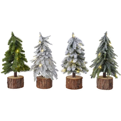 ALBERO 10 MICRO LED 28 CM 1 PEZZO 3 ALBERO 10 MICRO LED 28 CM 1 PEZZO