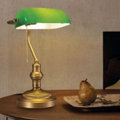 BANQUERO Lampada Da Tavolo E Da Scrivania Vintage E27 Colore Verde -Negozio Di Illuminazione Per La Casa Alla Moda 41983191 5