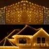 Tenda Luminosa Natale 380 Led 10MT Prolungabile Luce Calda Fissa E Fredda Flash -Negozio Di Illuminazione Per La Casa Alla Moda 42053256 1