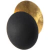 QAZQA Appliques Sunrise - Moderno - Acciaio - Nero/Oro/Ottone - Tondo Max. 1 X Watt -Negozio Di Illuminazione Per La Casa Alla Moda 46034164 1