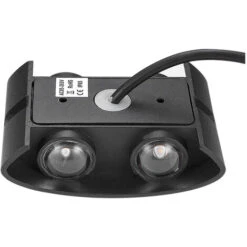 Applique LED Lampada Parete Ovale Nero 12W Luce Naturale Esterno Interno FD-10 -Negozio Di Illuminazione Per La Casa Alla Moda 46037518 3