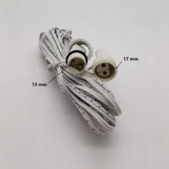 Wisdom XC-4459 Prolunga 10 Mt Per Serie Luci Led Catene E Tende Di Natale Impermeabile Per Interno Ed Esterno