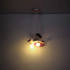 Bambini Soffitto Lampada A Pendolo Ragazze Aeroplano Sala Giochi Legno Aviatore Appeso Rosa Chiaro Bianco -Negozio Di Illuminazione Per La Casa Alla Moda 46925196 5