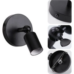 Vintage Industriale Applique Parete Camera Da Letto Soggiorno Cucina E27 Ferro Battuto Lampada Parete -Negozio Di Illuminazione Per La Casa Alla Moda 50445221 2