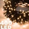 Trade Shop - Catena Luminosa 400 Luci Led Lucciole Bianco Caldo Controller 8 Funzioni Interno -Negozio Di Illuminazione Per La Casa Alla Moda 5145982 1