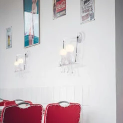 Lampada Da Parete Creativa A Doppia Testa Person Art Lampada Da Parete Lampada Da Parete Alla Moda Moderna Bianca Per L'Ufficio Del Bar Della Camera Da Letto -Negozio Di Illuminazione Per La Casa Alla Moda 51783660 4