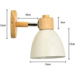 Applique Da Muro Moderna In Legno Nordico Applique Da Parete Vintage Retrò Per Soggiorno Bar Caffetteria Camera Da Letto Interna Bianca -Negozio Di Illuminazione Per La Casa Alla Moda 51787444 5