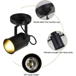 Lampade Da Parete Per Interni, Applique Industriale E27 Lampade A Sospensione Decorative Su Braccio Con Braccio Girevole 11 Lampade Da Parete Per Interni, Applique Industriale E27 Lampade A Sospensione Decorative Su Braccio Con Braccio Girevole -Negozio Di Illuminazione Per La Casa Alla Moda 52072733 5