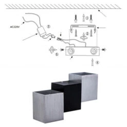 Applique Da Parete 6W Led Lampada Da Parete Moderna Bianco Freddo Luce A Muro Da Interno Per Corridoio Del Soggiorno -Negozio Di Illuminazione Per La Casa Alla Moda 52861596 5