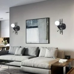 Humanoid Creativo Lampada Da Parete Interno Applique Da Parete Moderna Lampada A Muro Applique Candelabro E27 Per Camera Da Letto, Soggiorno, Camera Per Bambini, Corridoio, Scala -Negozio Di Illuminazione Per La Casa Alla Moda 53418221 3