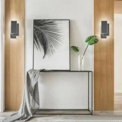 Applique Da Parete Interni LED, 24W Moderna Applique Da Parete IP44 Illuminazione Decorazione Per Soggiorno Camera Da Letto Sala Da Pranzo (Bianco Freddo/Nero) -Negozio Di Illuminazione Per La Casa Alla Moda 56489359 3