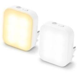 Randaco Luce Notturna A LED Con Presa A Muro E Sensore Di Luce Automatico, Ideale Per La Stanza Del Bambino