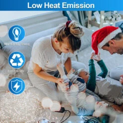 Randaco 10m 200 Catenette Per Pioggia Di Pioggia Di Ghiaccio A LED Coni Ghiacciati Di Natalizia Lampada A Catena A Catena Tenda Leggera Festa Ip44 All'esterno All'interno Di Bianco Freddo -Negozio Di Illuminazione Per La Casa Alla Moda 57705535 5