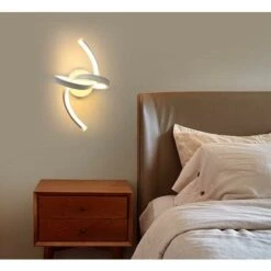 Lampada Da Parete Moderna A LED, 16W, 220V Lampada Da Parete Per Interni Con Personalità Semplice, Applique Da Parete Con Illuminazione Bianca Calda 3500K Per Camera Da Letto, Soggiorno, Corridoio (se -Negozio Di Illuminazione Per La Casa Alla Moda 58176945 3