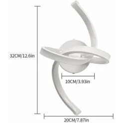 Lampada Da Parete Moderna A LED, 16W, 220V Lampada Da Parete Per Interni Con Personalità Semplice, Applique Da Parete Con Illuminazione Bianca Calda 3500K Per Camera Da Letto, Soggiorno, Corridoio (se -Negozio Di Illuminazione Per La Casa Alla Moda 58176945 5
