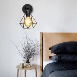 Lampada Da Parete Vintage,180° Girevole E27 Retro Industriale Interni Illuminazione Applique Da Parete Per Soggiorno Camera Da Letto - 1 Pcs -Negozio Di Illuminazione Per La Casa Alla Moda 58528550 4