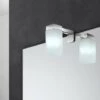 Lampada Applique LED Per Specchio Bagno Acciaio Cromo E Vetro -Negozio Di Illuminazione Per La Casa Alla Moda 59591333 1