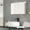 Applique Per Specchio Del Bagno Carl 5W Nero Bianco Caldo 2800K - 3200K 300 Mm -Negozio Di Illuminazione Per La Casa Alla Moda 62052973 1