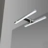 Applique Led Specchio Bagno L. 30 Cm Luce Naturale 4000K In Abs Cromo 1 Applique Led Specchio Bagno L. 30 Cm Luce Naturale 4000K In Abs Cromo -Negozio Di Illuminazione Per La Casa Alla Moda 6510245 1