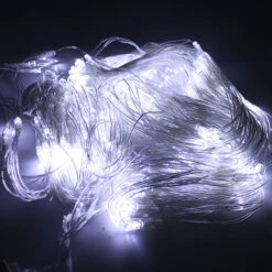 Randaco LED Luce Netta Tenda Decorativa Luci Leggiadramente All'aperto Luci Leggiadramente Illuminazione 4.5x1.6M Bianco Freddo -Negozio Di Illuminazione Per La Casa Alla Moda 65646835 3